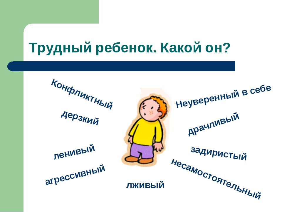 План работы с трудными детьми в начальной школе классного руководителя